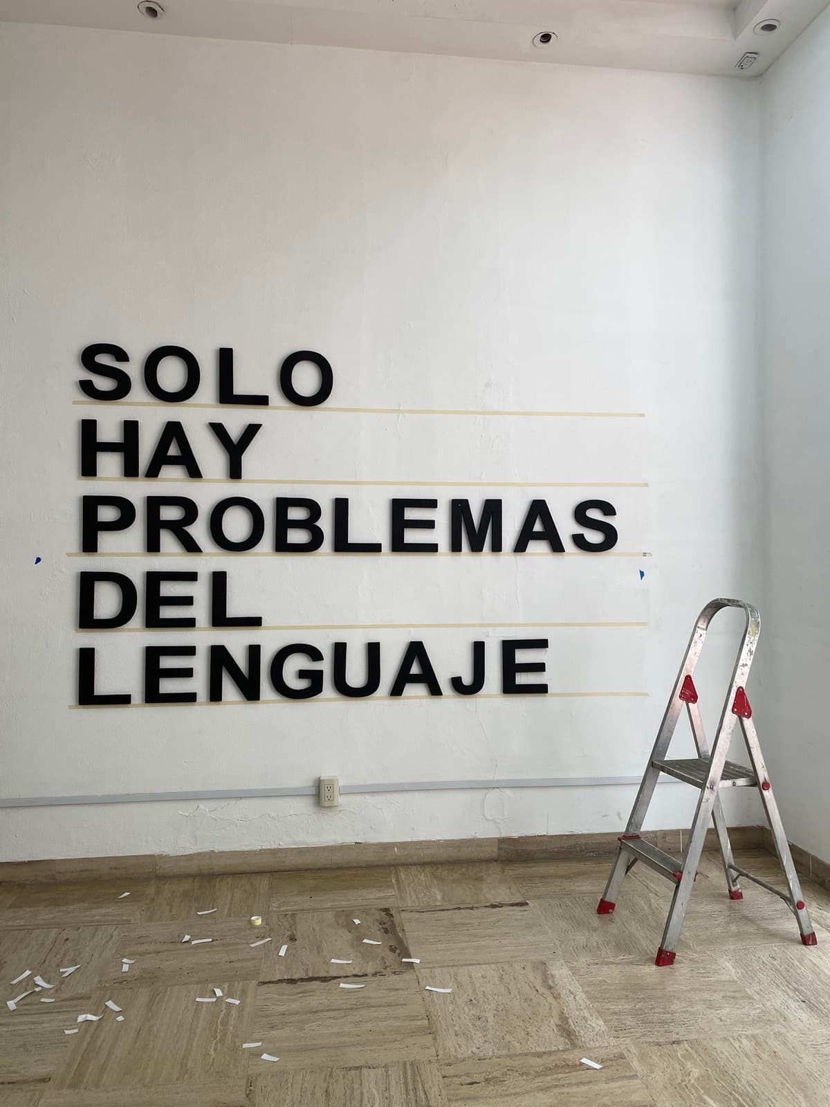 Solo Hay Problemas del Lenguaje, Mural expandido